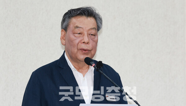 가세로 태안군수는 8일 “수사기관이 명확히 결론을 내서 (사실관계를) 밝혀 주길 바란다”고 말했다. (태안군 제공/ 굿모닝충청=김갑수 기자)