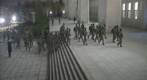 12.3 내란 사건 당시 국회의 모습. (사진: 국회사무처 제공)