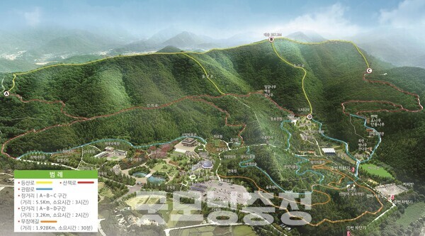 충남산림자원연구소는 세종시 금남면 산림박물관길 110 일원 토지 91필지(268만9154㎡)와 건물 80동(1만3271.46㎡) 등으로 구성돼 있다. 지난 2023년 9월 가감정 결과 약 3000억 원에 달하는 것으로 평가됐다. (충남도 제공)