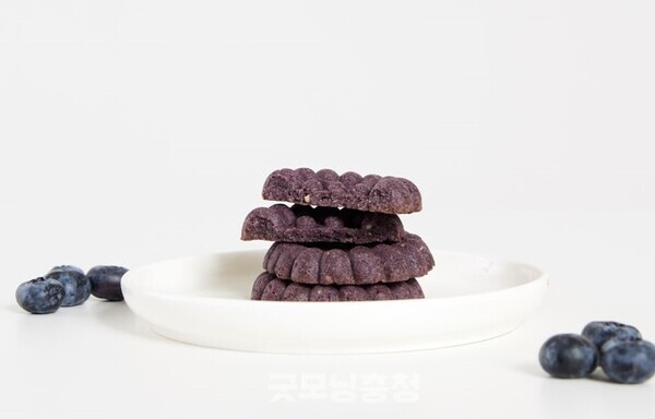 ‘견수담 비타민 A 블루베리 약과’ 이미지. 사진=김서연/굿모닝충청 김종혁 기자