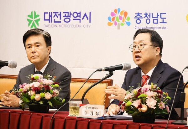 지방의 행정지형이 요동치고 있다. 정부가 구상 중인 ‘5극·3특’ 국가균형성장 전략은 전국을 다섯 개 권역 거점과 세 개 특별자치도로 재편하는 초광역 발전 구상이다. 이 가운데 충청권 광역연합은 전국 확산의 ‘모델’로 거론되고 있다. 그러나 대전·충남 행정통합 논의가 속도를 올리면서, 권역 전략과의 관계 설정은 여전히 불투명하다. (사진=대전시 제공/굿모닝충청 신성재 기자)