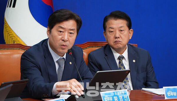 더불어민주당 황명선 최고위원(충남논산·계룡·금산)은 15일 “국민의힘 장동혁 대표(충남보령·서천)는 더 이상 종교를 정쟁에 이용하지 말라”며 “국민께 즉각 사죄하시기 바란다”고 말했다. (페이스북/ 굿모닝충청=김갑수 기자)