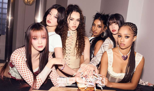 새롭게 선보인 글로벌 케이 팝 걸그룹 ‘캣츠아이’에는 인도계 미국인 멤버 라라가 있다. (사진: 캣츠아이 공식홈/굿모닝충청=노준희 기자)