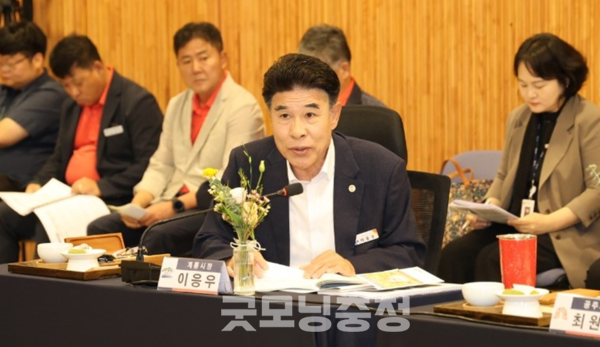 이응우 계룡시장이 24일 "지속가능한 행정 운영, 시민 삶의 질 향상 서비스 제공을 위해 공무원 기준인건비 증액 및 정원 증원이 필요하다"고 강력히 건의했다. (사진: 계룡시 제공/굿모닝충청=노준희 기자)