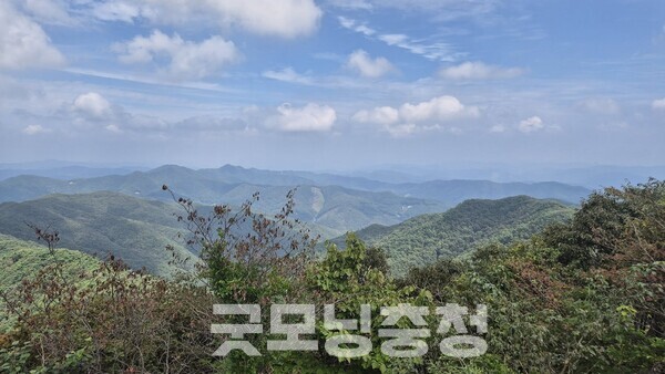 홀로 오를 생각이던 칠갑산(七甲山·561m)은 산악회 회원 몇 명이 동행하면서 한결 더 활기찬 산행이 됐다. (사진=굿모닝충청 신성재 기자)