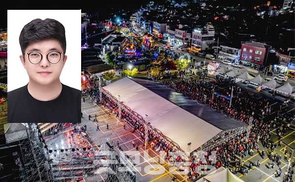 매년 10월, 충남 예산군의 중심이 들썩인다. 예산상설시장 일원이 하나의 큰 무대로 변하는 ‘예산장터 삼국축제’ 때문이다. (사진=예산군 제공 합성/굿모닝충청=이종현 기자)