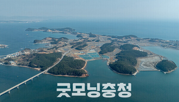 오는 2027년 4월 3일부터 5월 30일까지 열리는 이번 행사는 대천항에서 해저터널(6927m)로 연결된 원산도와 고대도 일원을 중심으로 개최된다. (보령시 제공 원산도 자료사진)