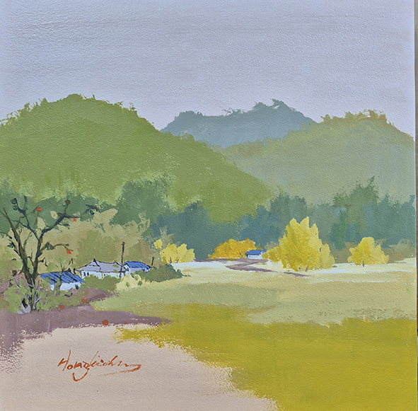 홍기옥 작가의 유화 수채화 작품