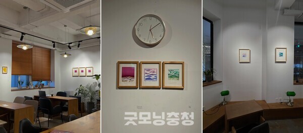 커먼즈필드대전 안녕라운지에 전시된 작품들