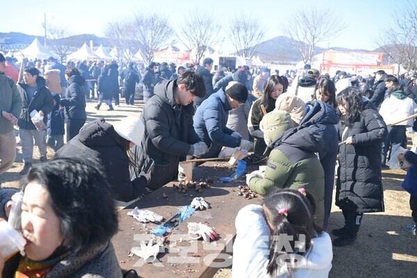 '겨울공주 군밤축제·밤산업박람회' 역대 최다 34만 방문