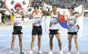 한국 <b>육상</b> <b>희망</b> 쏜 서천군청 서민준 선수